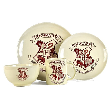 Harry Potter 4 Piece Stoneware Dinner Set - GeekCore