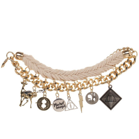 Harry Potter Braided Charm Bracelet - GeekCore