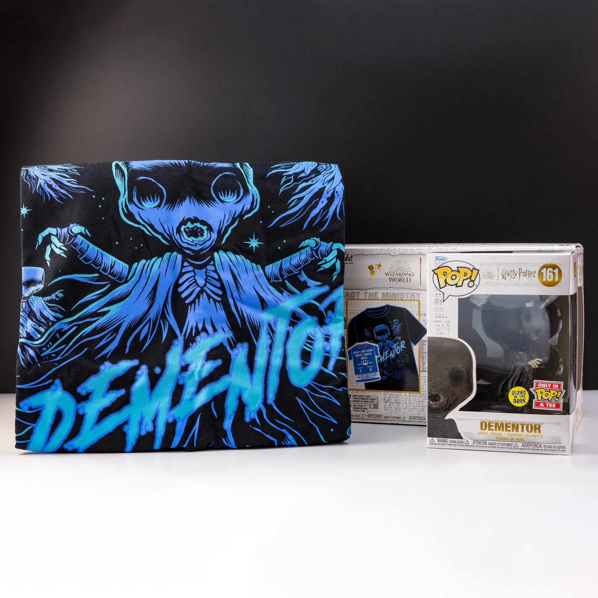 Harry Potter Dementor (Glow in the Dark) Pop! Vinyl and Tee Set - GeekCore
