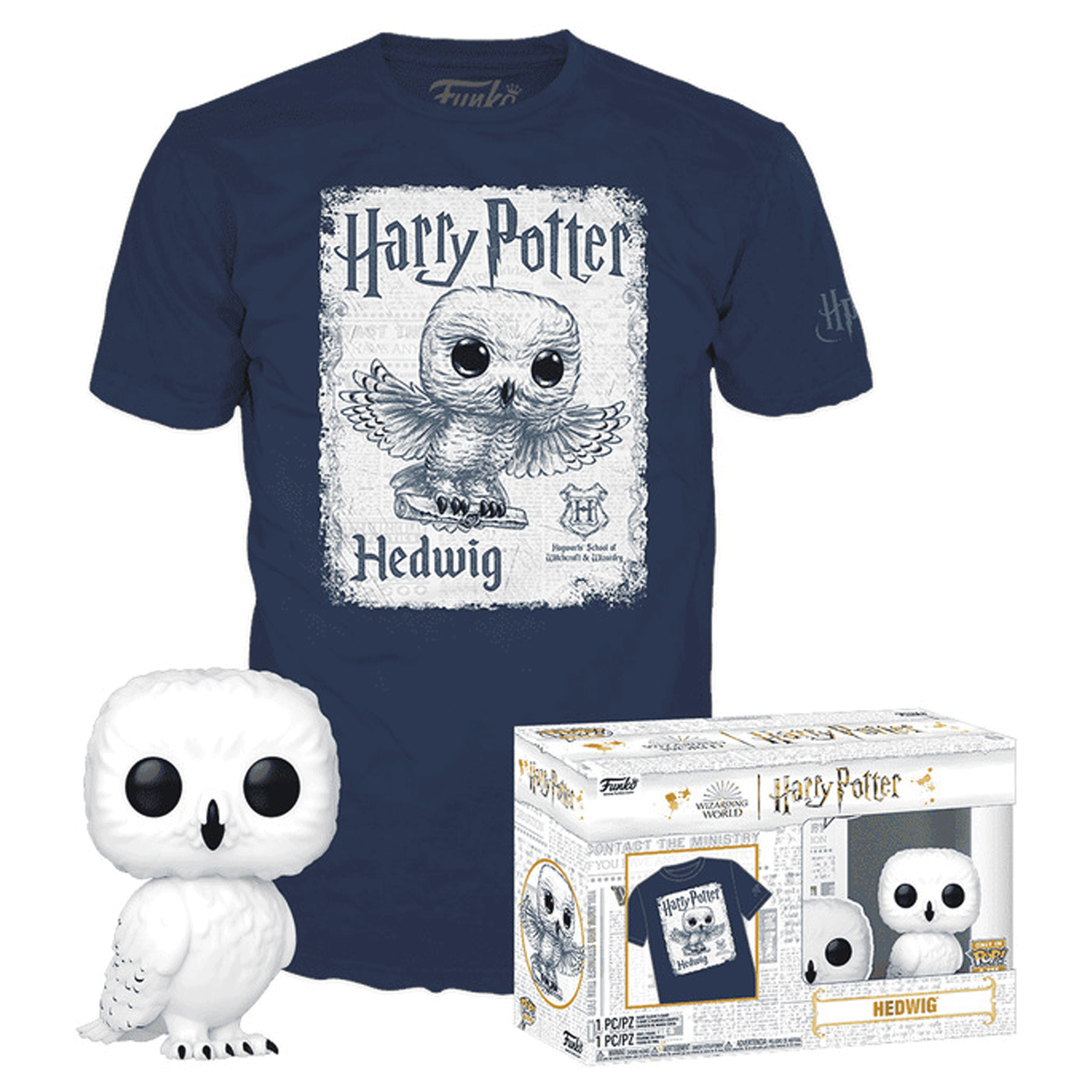 Harry Potter Hedwig Pop! Vinyl and Tee Set - GeekCore