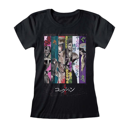 Junji Ito Key Art Black T - Shirt - GeekCore