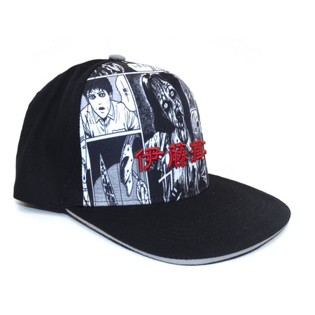 Junji - Ito Sublimation panel Snapback Cap - GeekCore