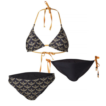 Legend of Zelda Black Triforce Bikini Set - GeekCore