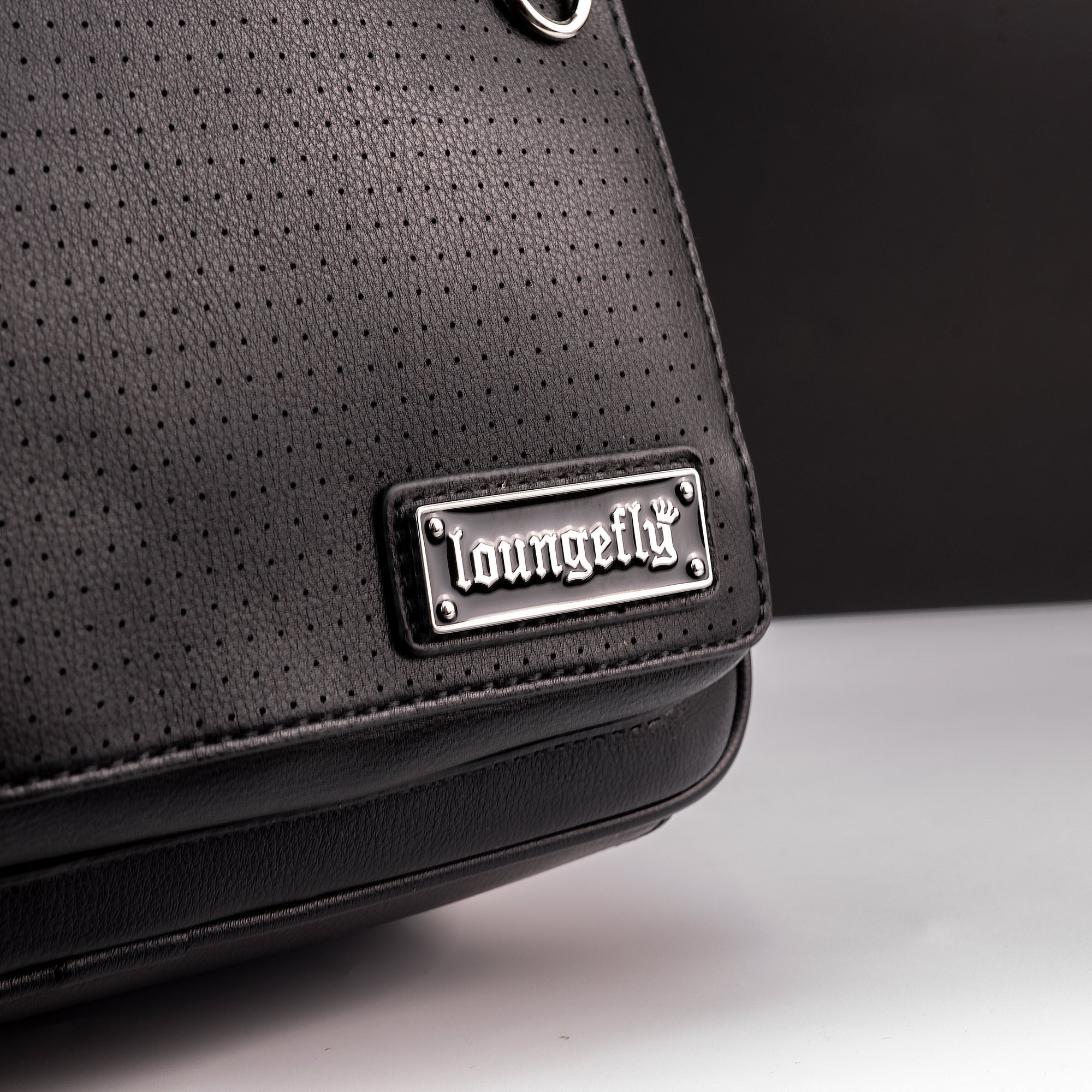 Loungefly Black Pin Trader Mini Backpack - GeekCore