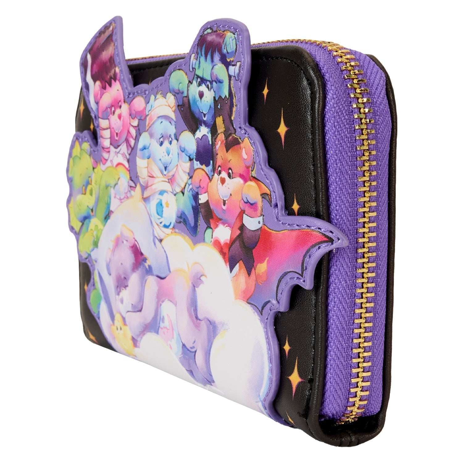 Loungefly Carebears x Universal Monsters Scary Dreams Zip Around Wallet - GeekCore