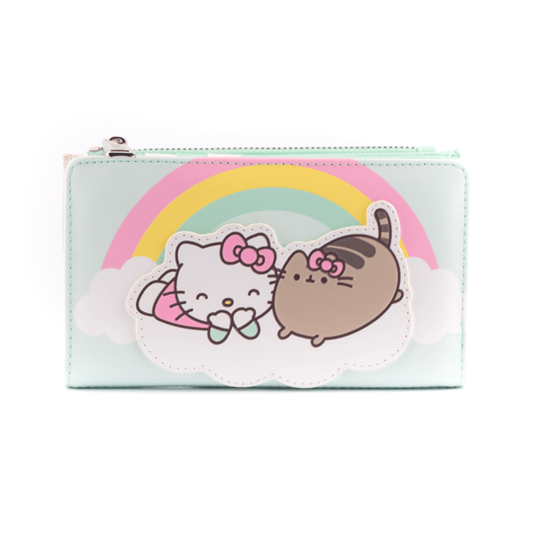 Loungefly Pusheen x Hello Kitty Rainbow Scene Purse - GeekCore