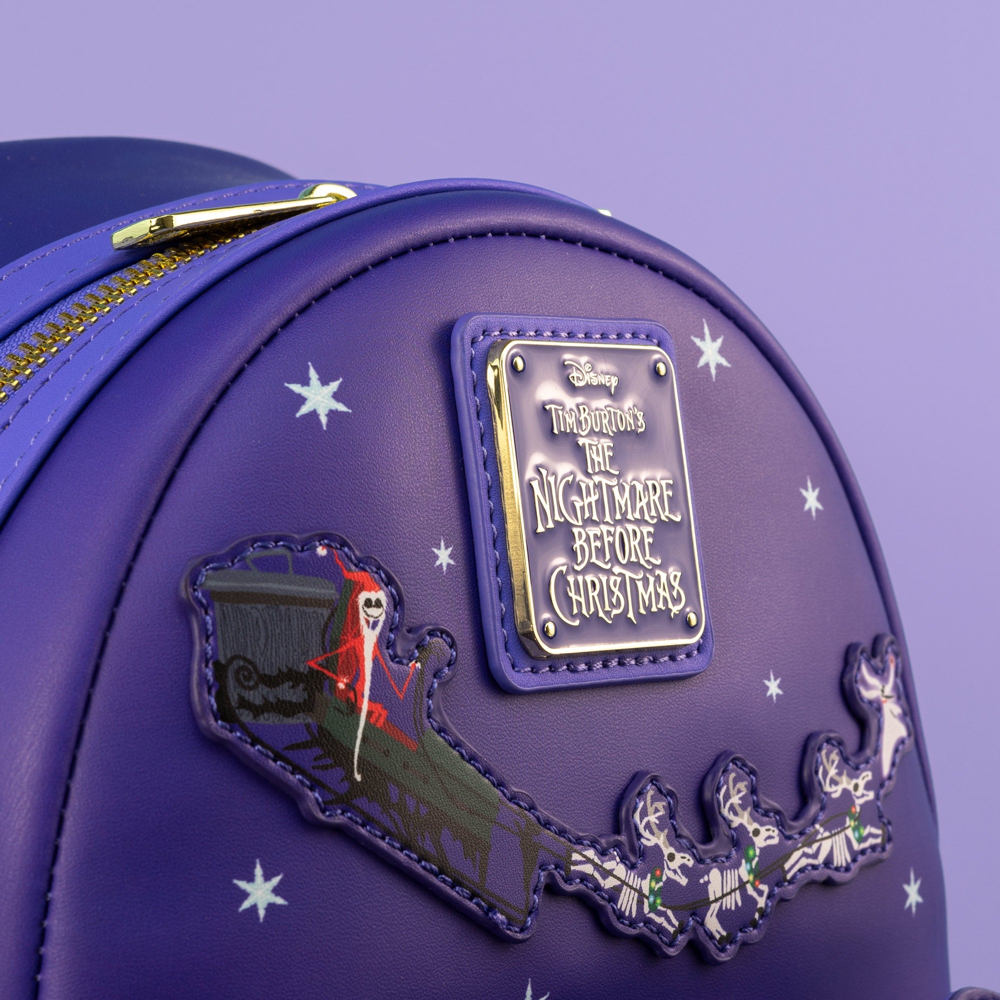 Loungefly The Nightmare Before Christmas - Santa Jack in Christmastown Mini Backpack - GeekCore