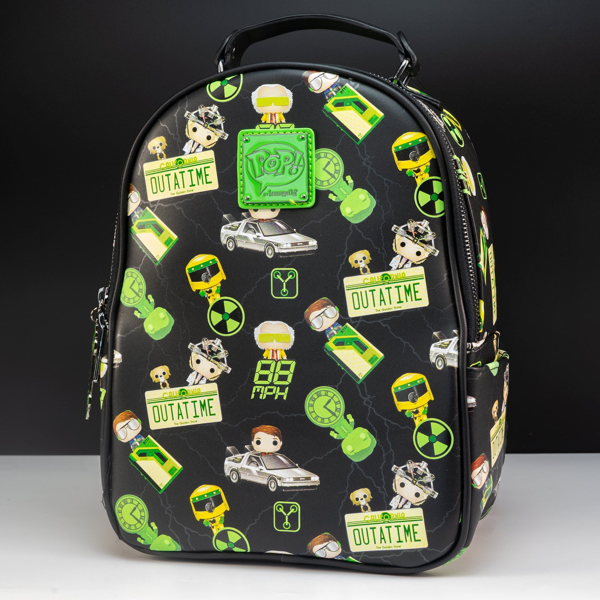 Loungefly x Back To The Future Glow In The Dark Plutonium Backpack - GeekCore