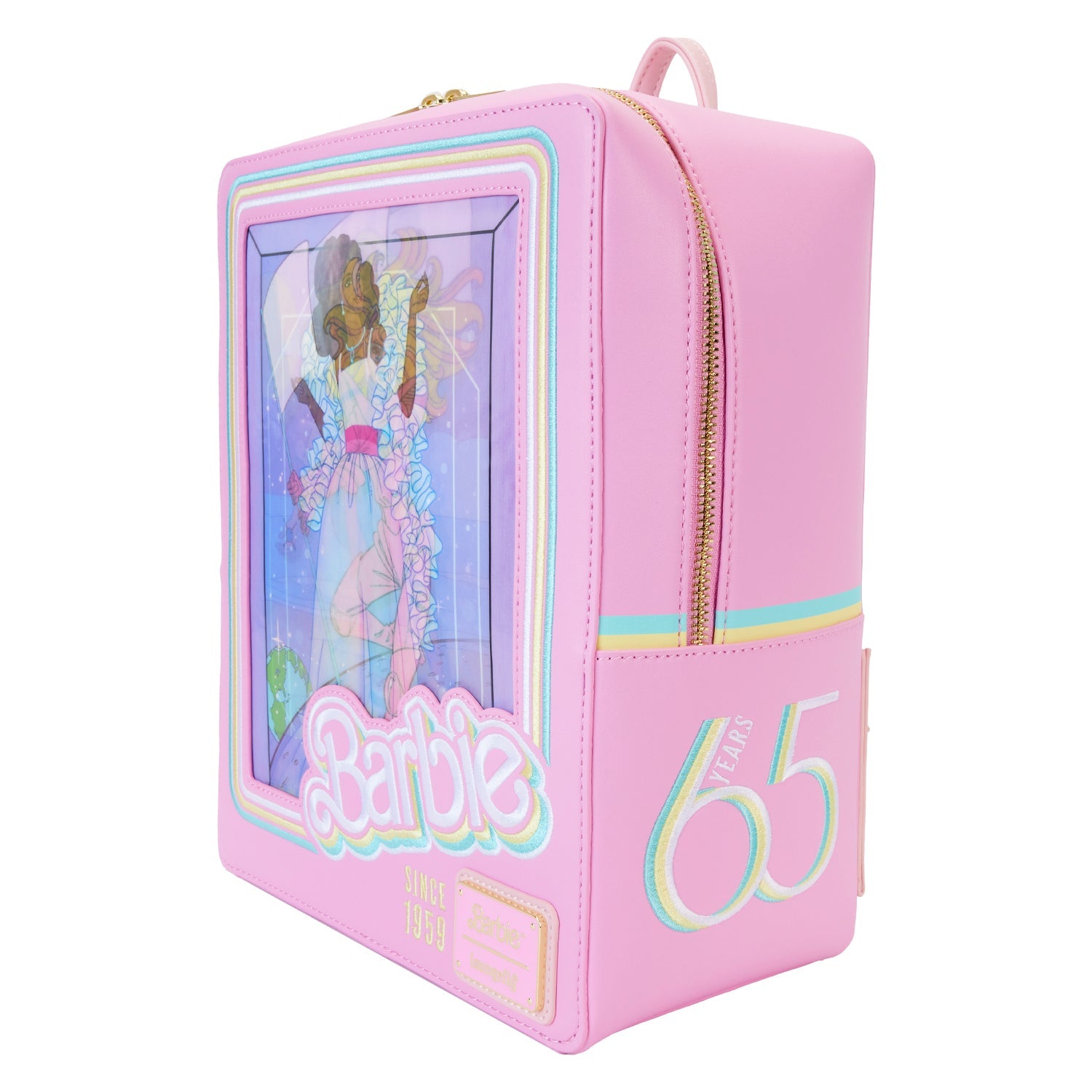 Loungefly x Barbie Doll Box Triple Lenticular Mini Backpack - GeekCore