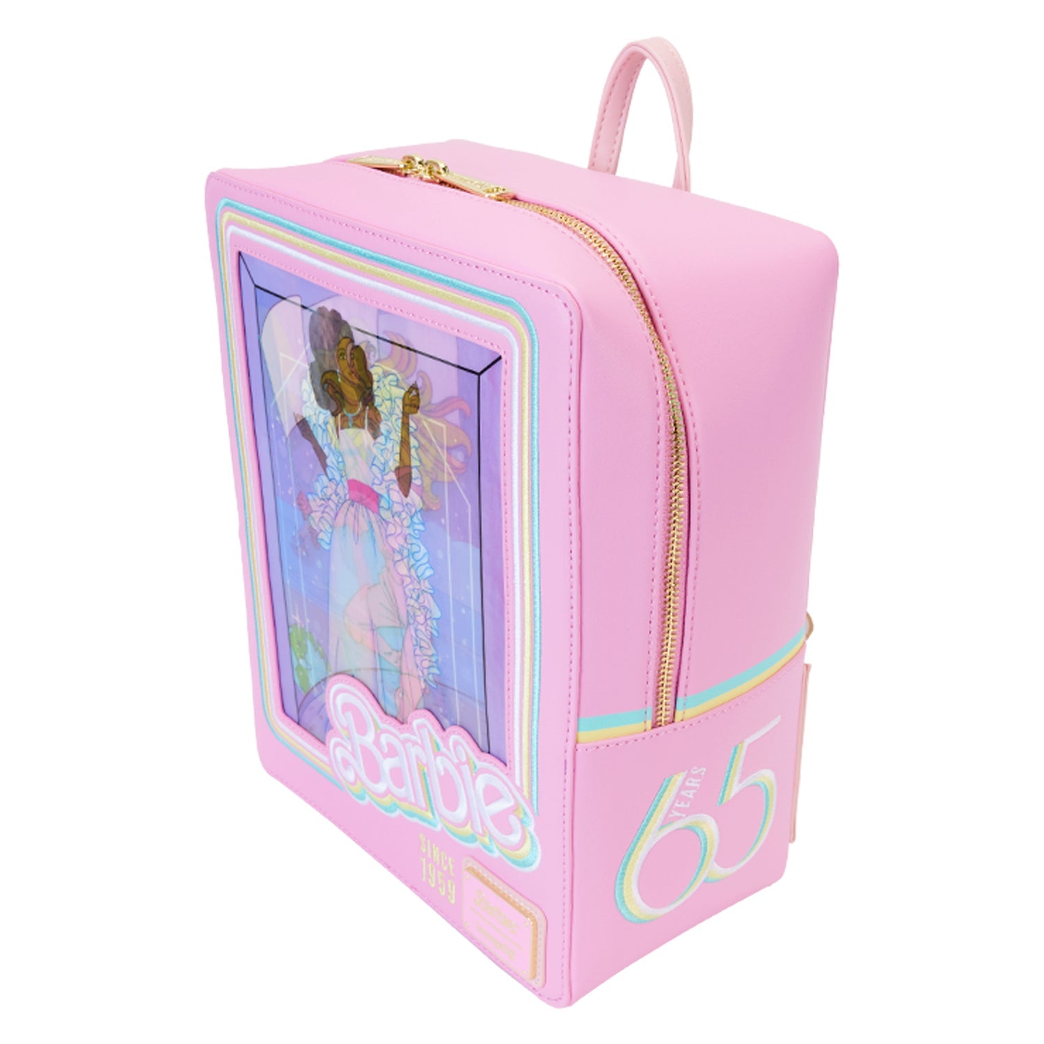 Loungefly x Barbie Doll Box Triple Lenticular Mini Backpack - GeekCore