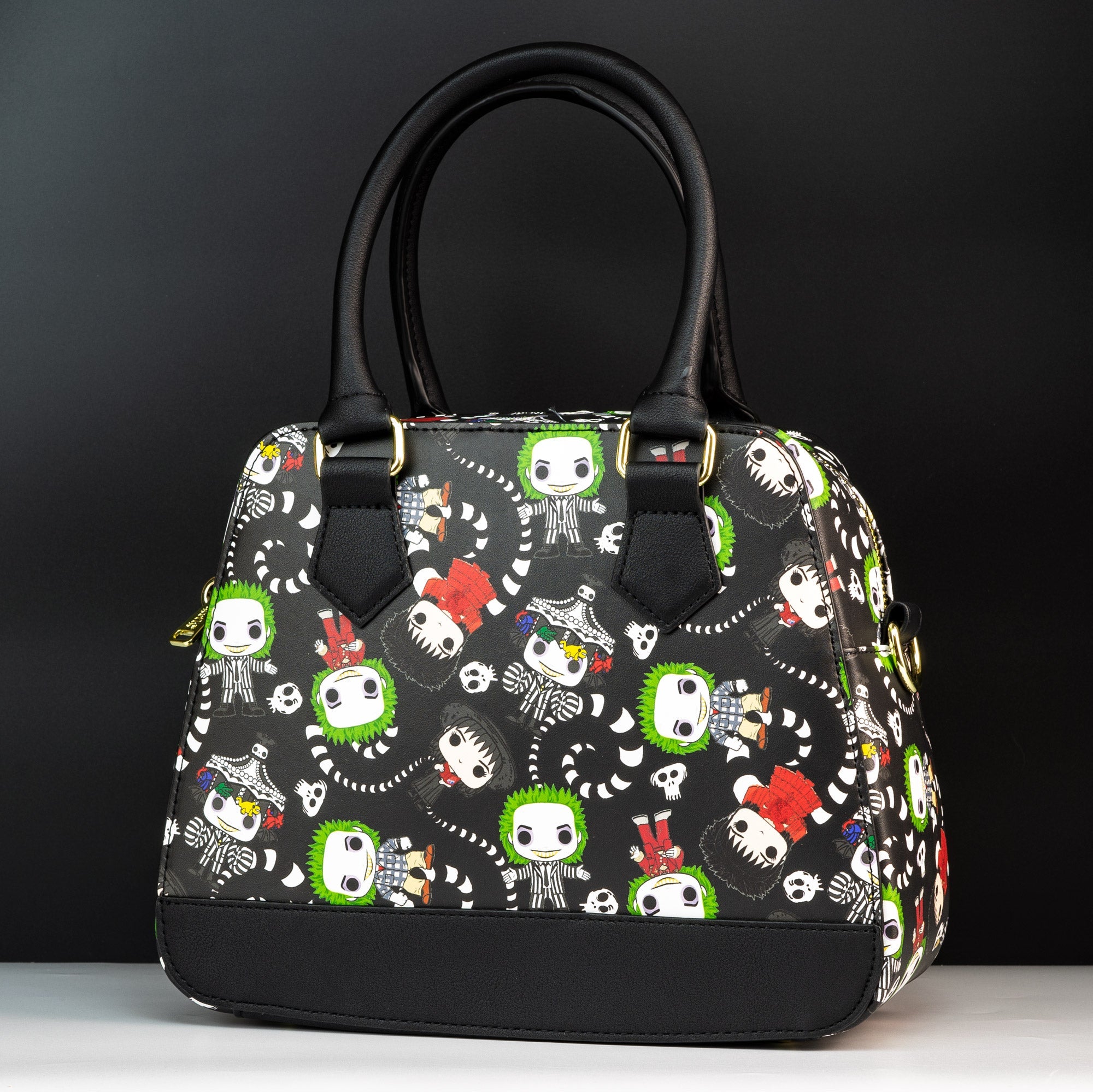 Loungefly x Beetlejuice All Over Print Crossbody Bag - GeekCore