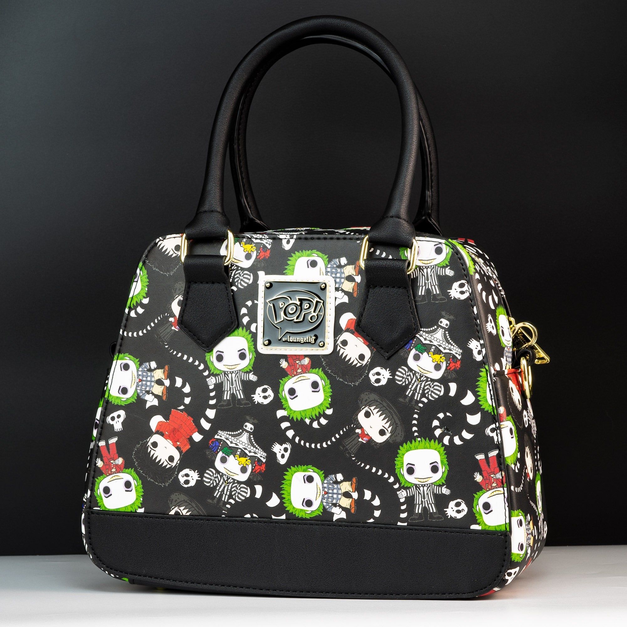 Loungefly x Beetlejuice All Over Print Crossbody Bag - GeekCore