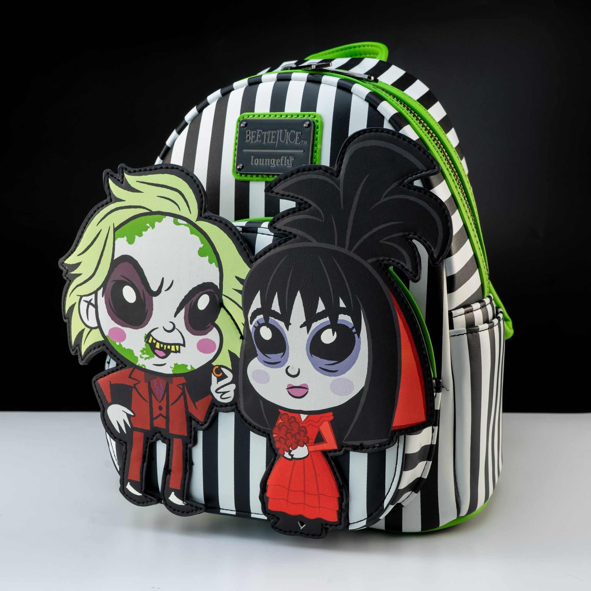 Loungefly x Beetlejuice Lydia Wedding Dome Pocket Mini Backpack - GeekCore