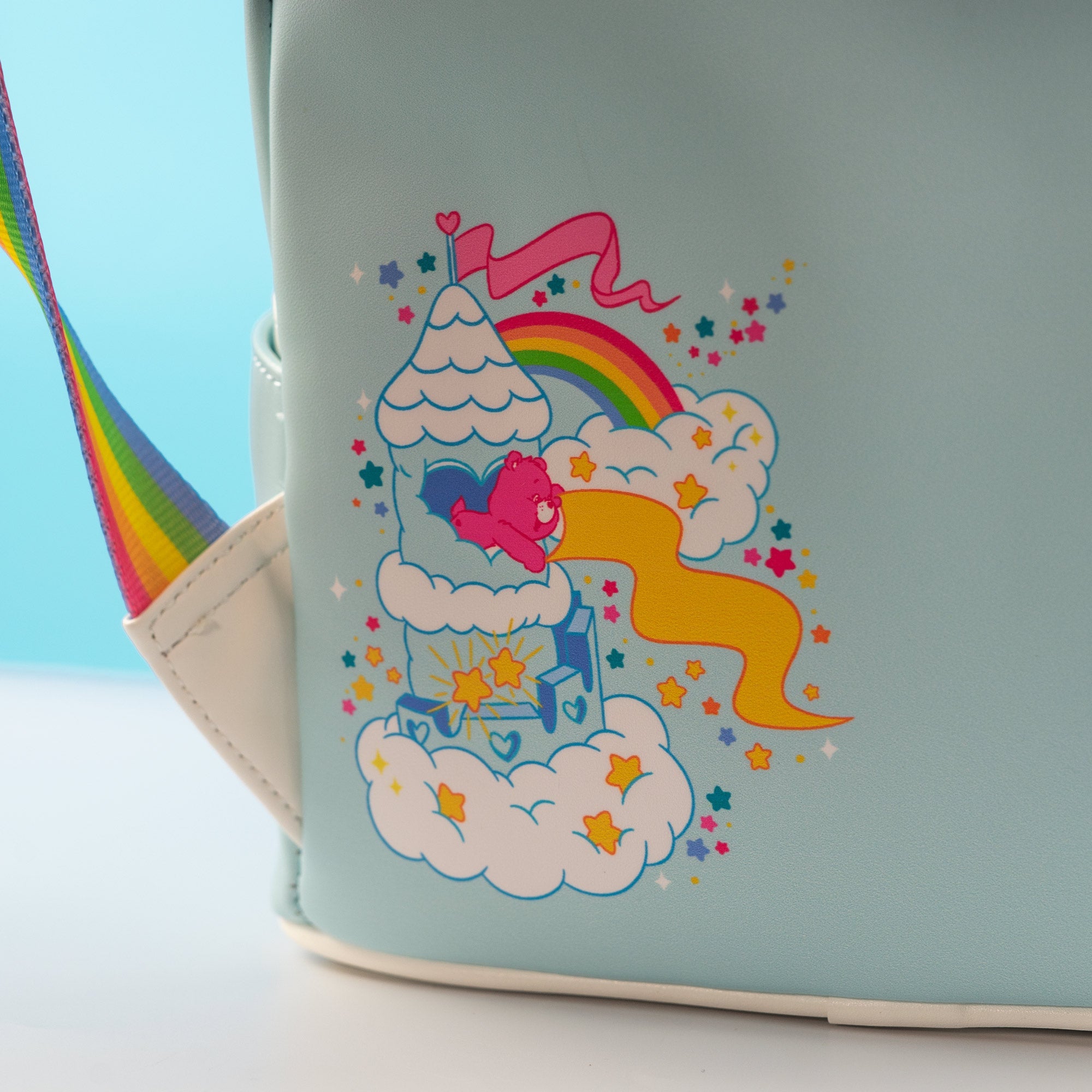 Loungefly x Care Bears Care - A - Lot Castle Mini Backpack - GeekCore