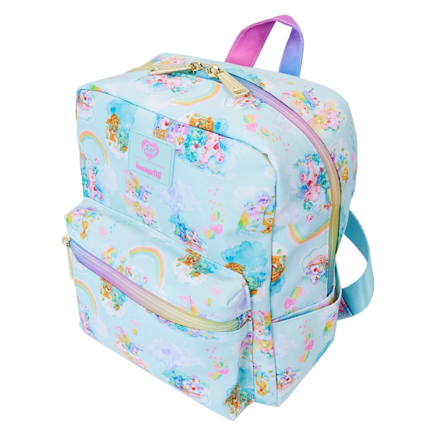 Loungefly x Care Bears Cousins AOP Nylon Small Square Mini Backpack GeekCore