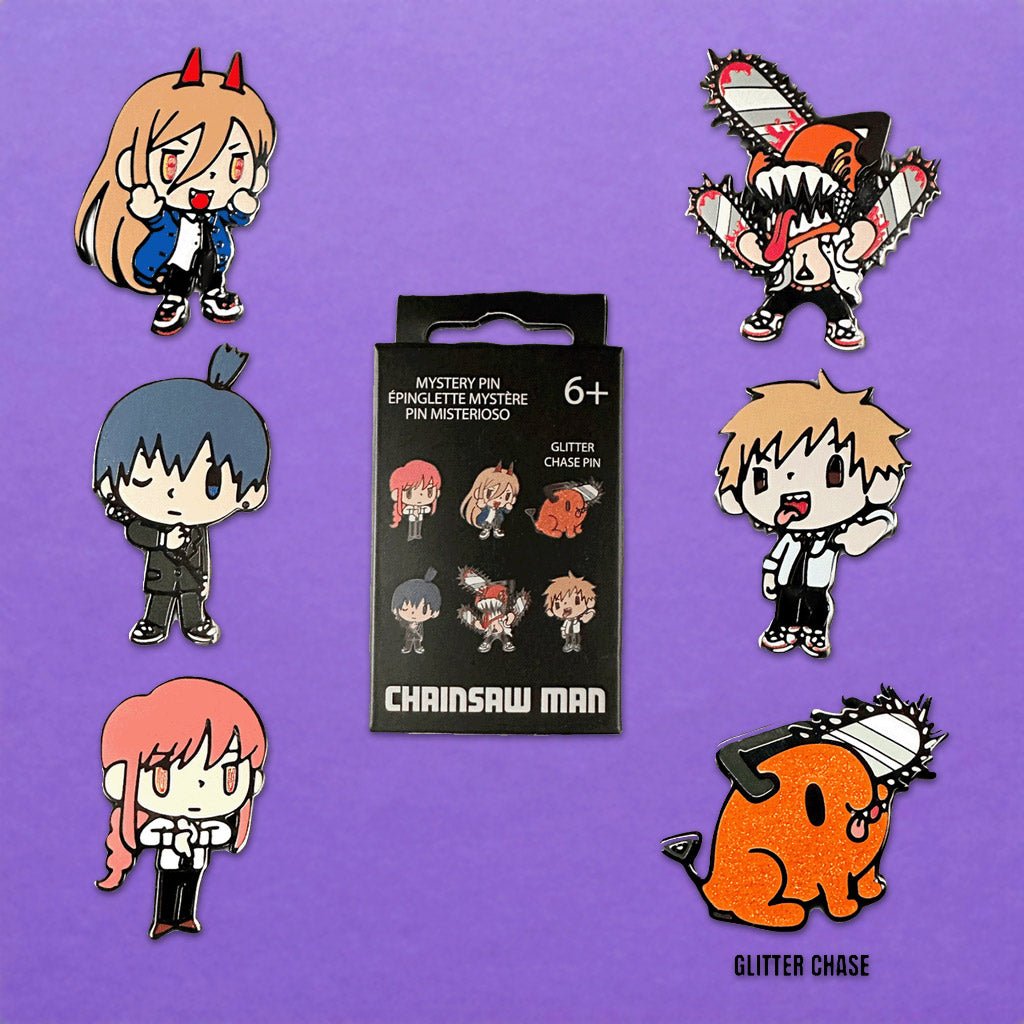 Loungefly x Chainsaw Man Chibi Blind Box Mystery Pin - GeekCore