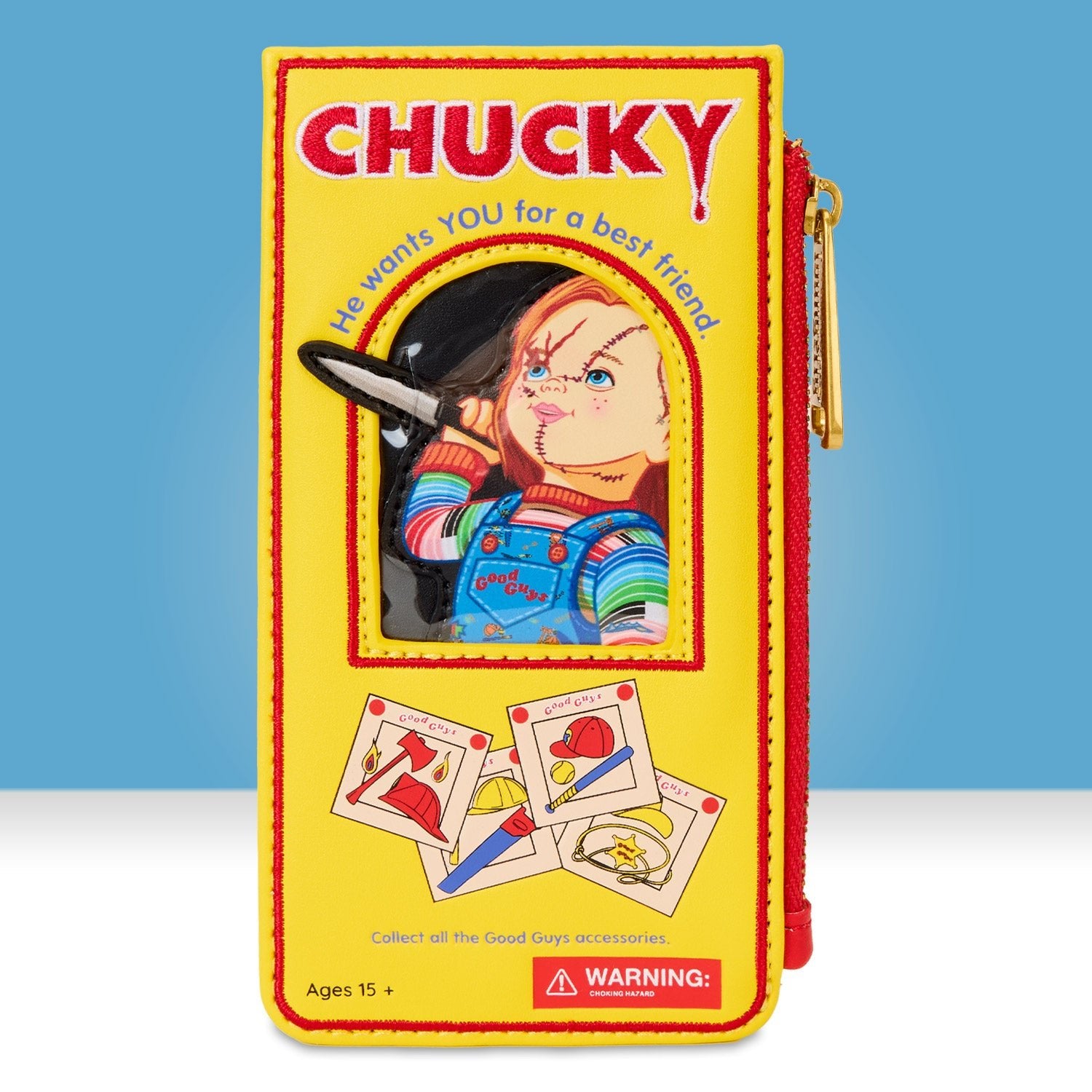 Loungefly x Childs Play Chucky Box Cardholder - GeekCore