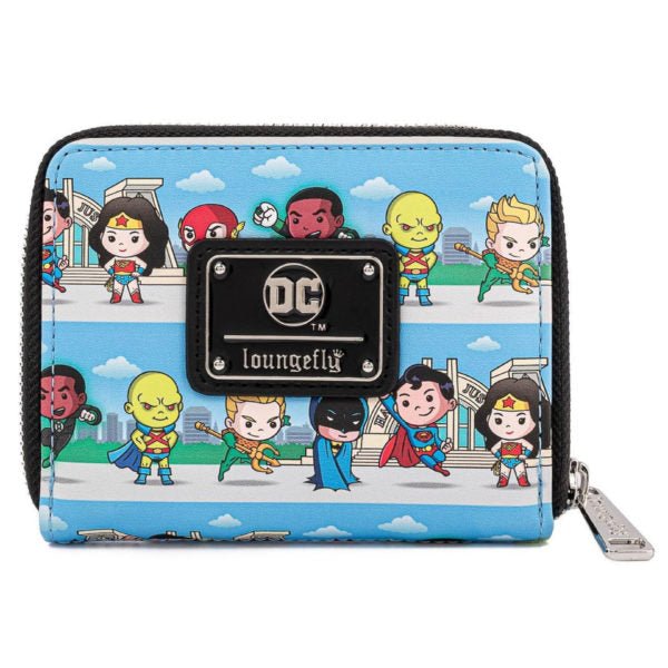 Loungefly x DC Comics Superheroes Chibi Line Up Purse - GeekCore