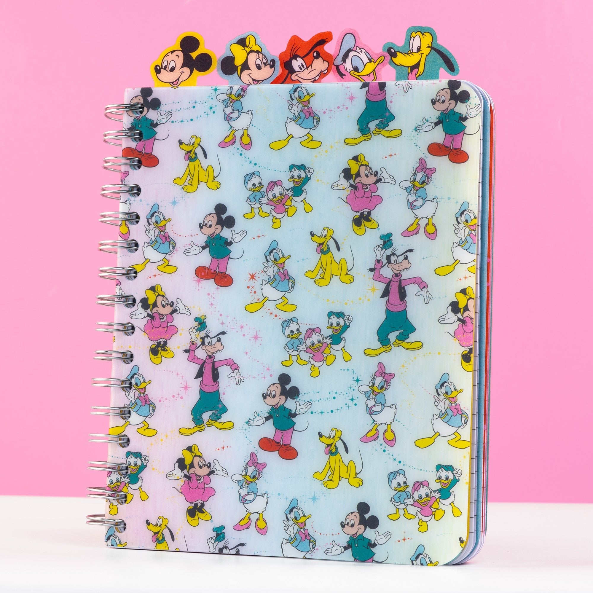 Loungefly x Disney 100th Anniversary Mickey and Friends Spiral Notebook Journal - GeekCore