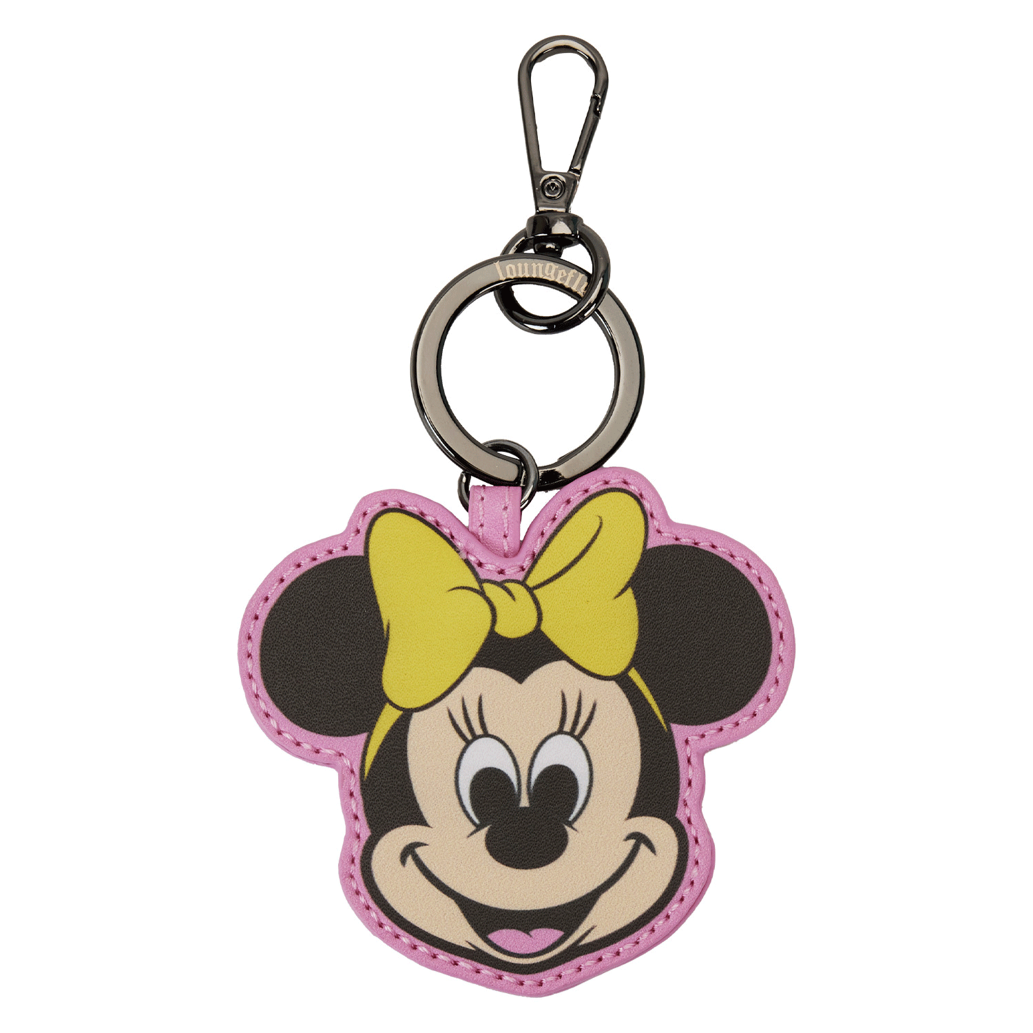 Loungefly x Disney 100th Anniversary Minnie Mouse Head Bag Charm - GeekCore