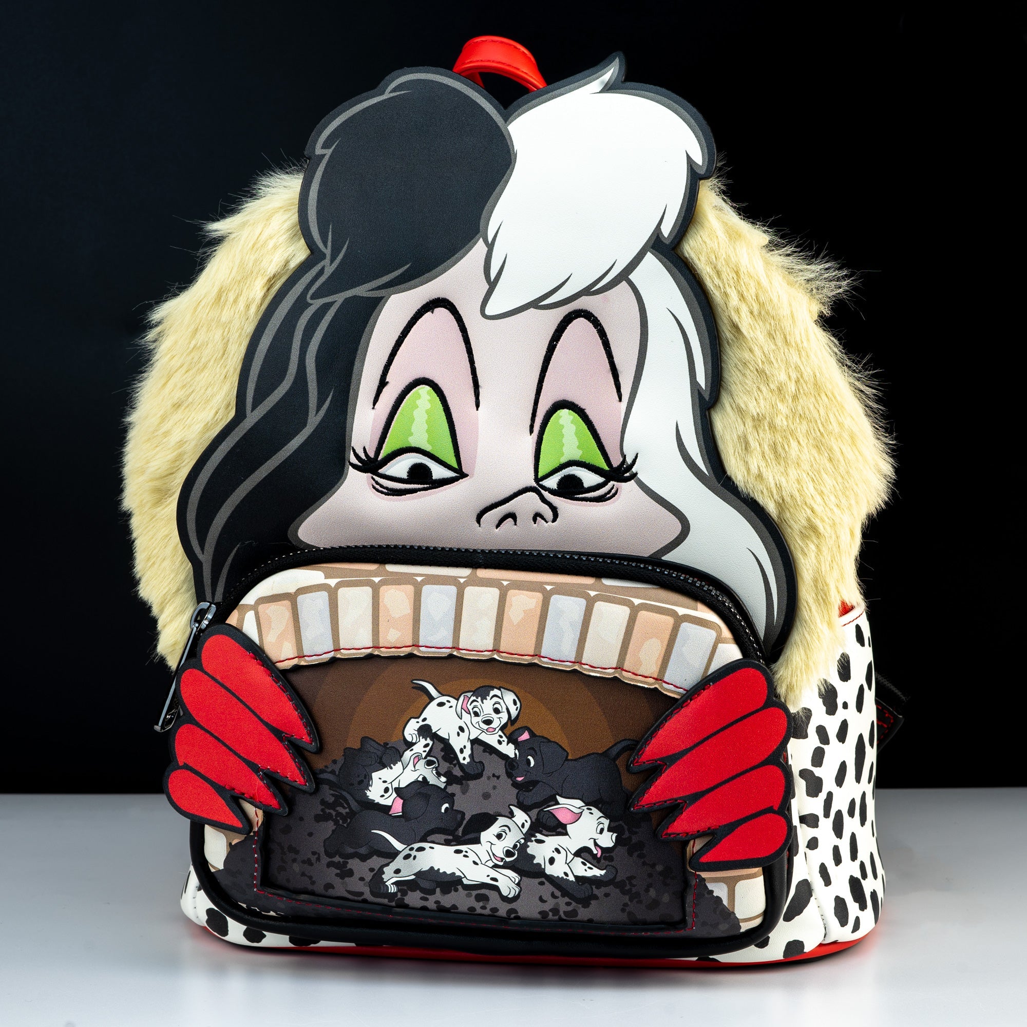 Loungefly x Disney 101 Dalmatians Villains Scene Cruella Mini Backpack - GeekCore