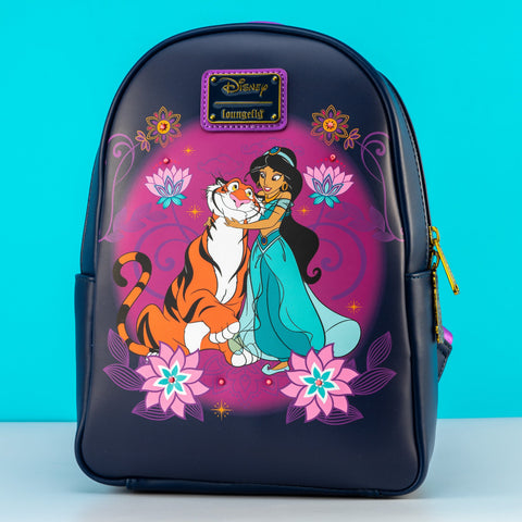 Loungefly Disney Backpack shops Aladdin - RAJA TIGER - Floral