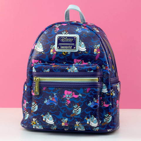 Loungefly x Disney Aladdin The Genie Transformations AOP Mini Backpack GeekCore