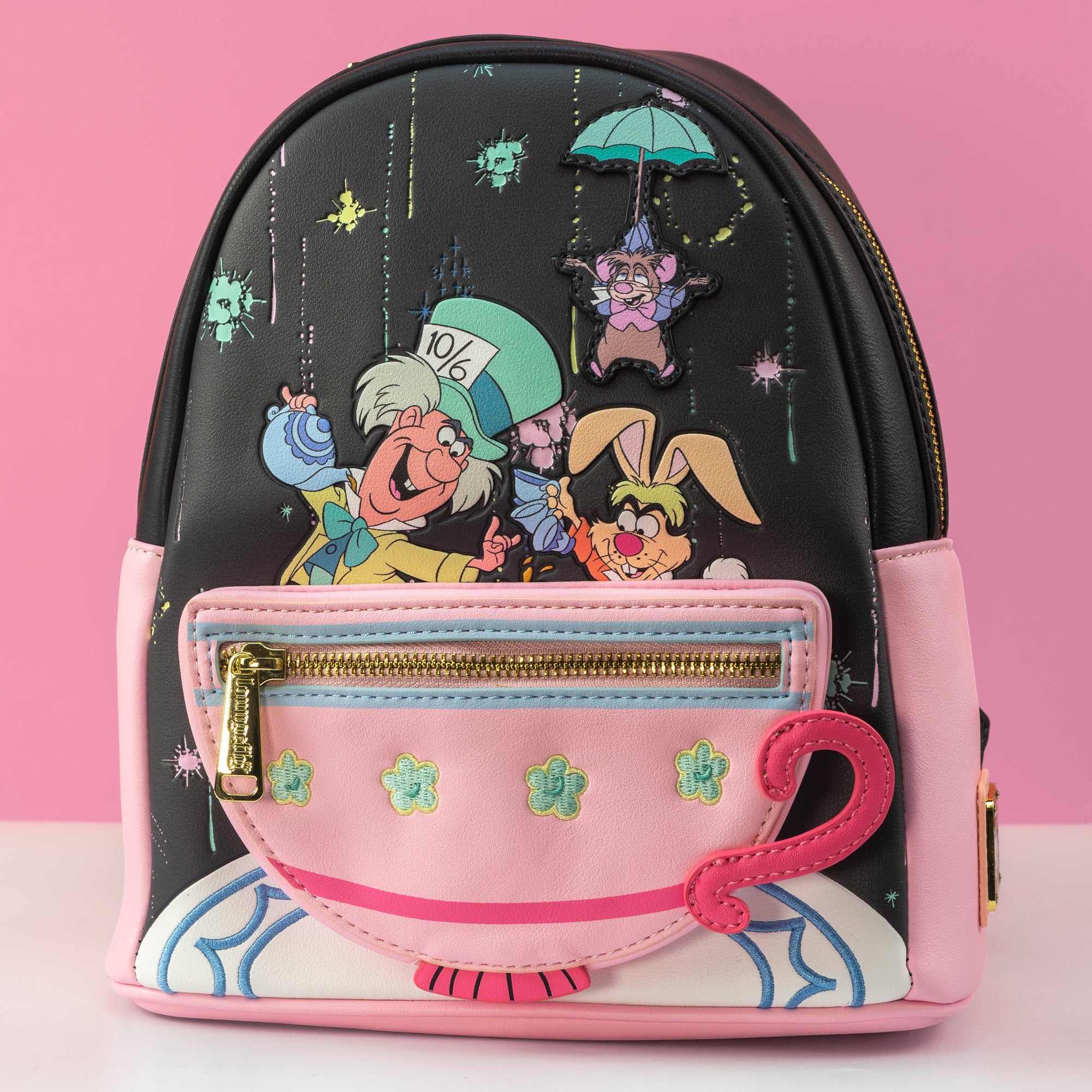 Loungefly x Disney Alice in Wonderland A Very Merry Unbirthday To You Mini Backpack - GeekCore