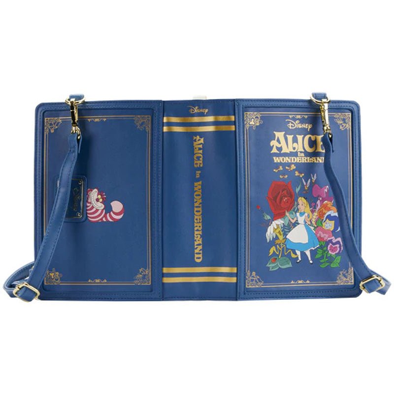 Loungefly x Disney Alice In Wonderland Book Convertible Crossbody - GeekCore