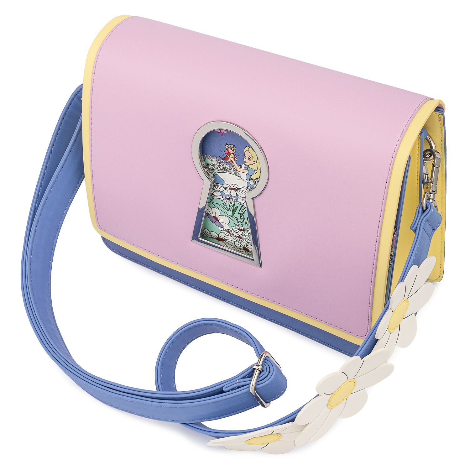 Loungefly x Disney Alice in Wonderland Key Hole Crossbody Bag GeekCore