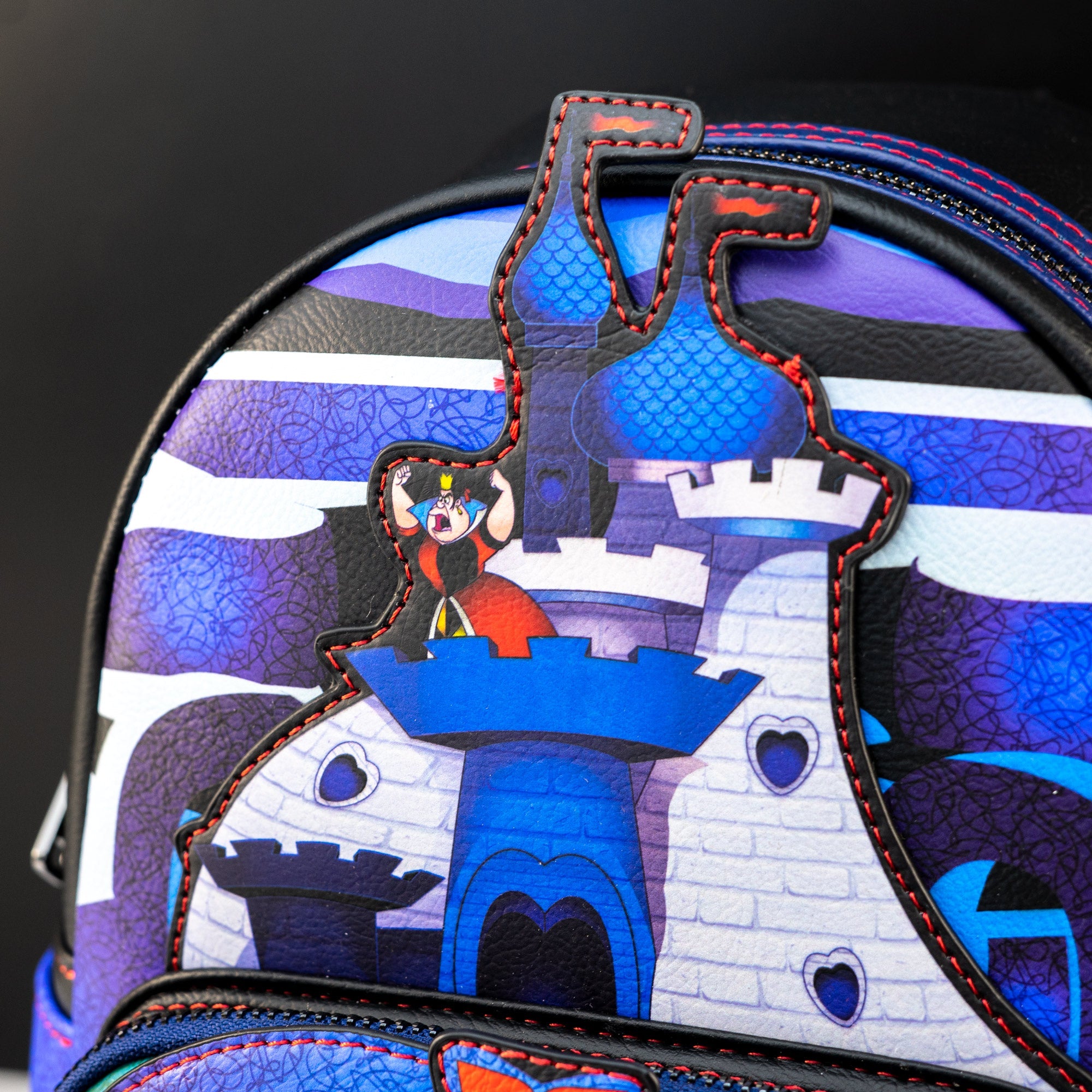 Loungefly x Disney Alice in Wonderland Queen of Hearts Castle Mini Backpack - GeekCore