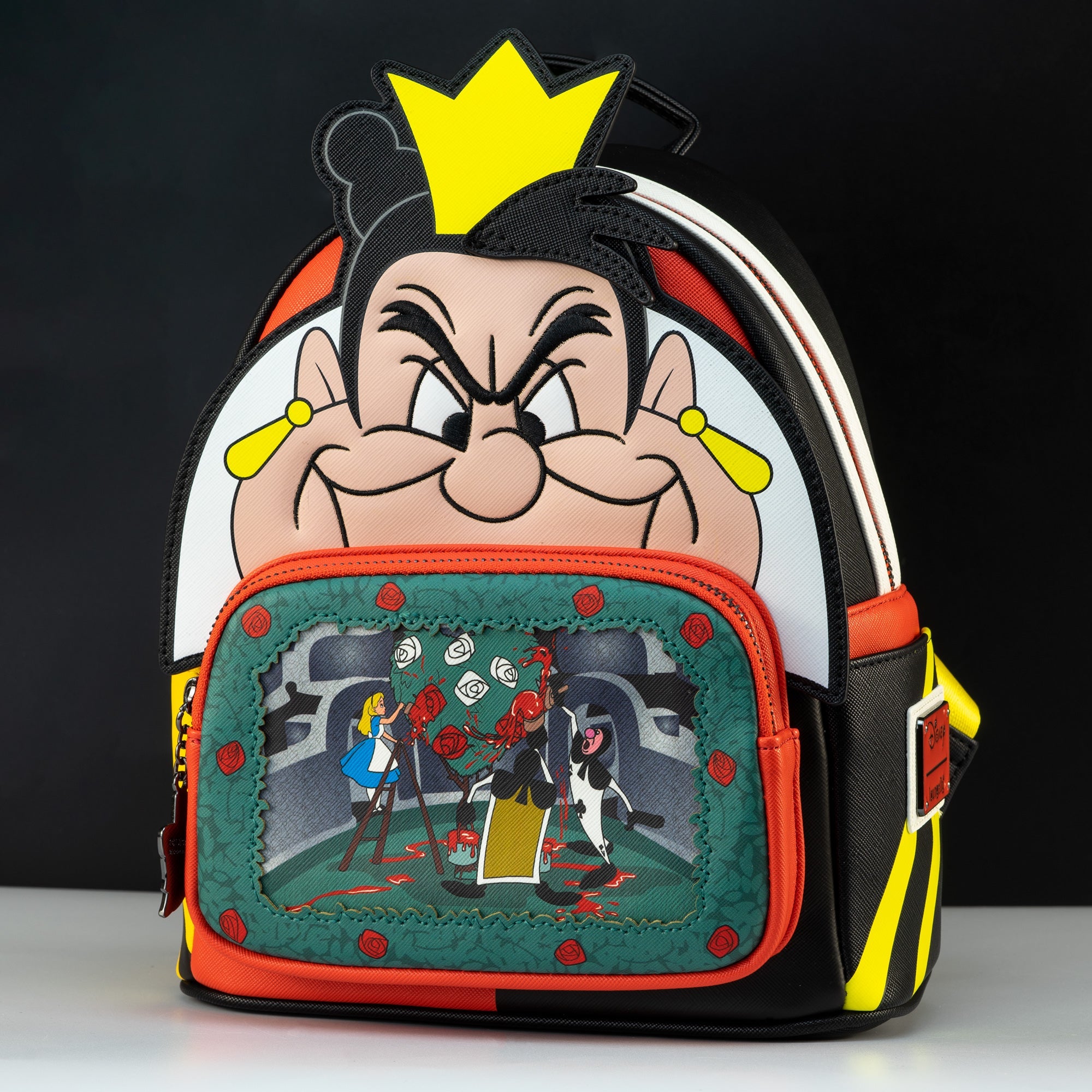Loungefly x Disney Alice in Wonderland Queen of Hearts Mini Backpack - GeekCore