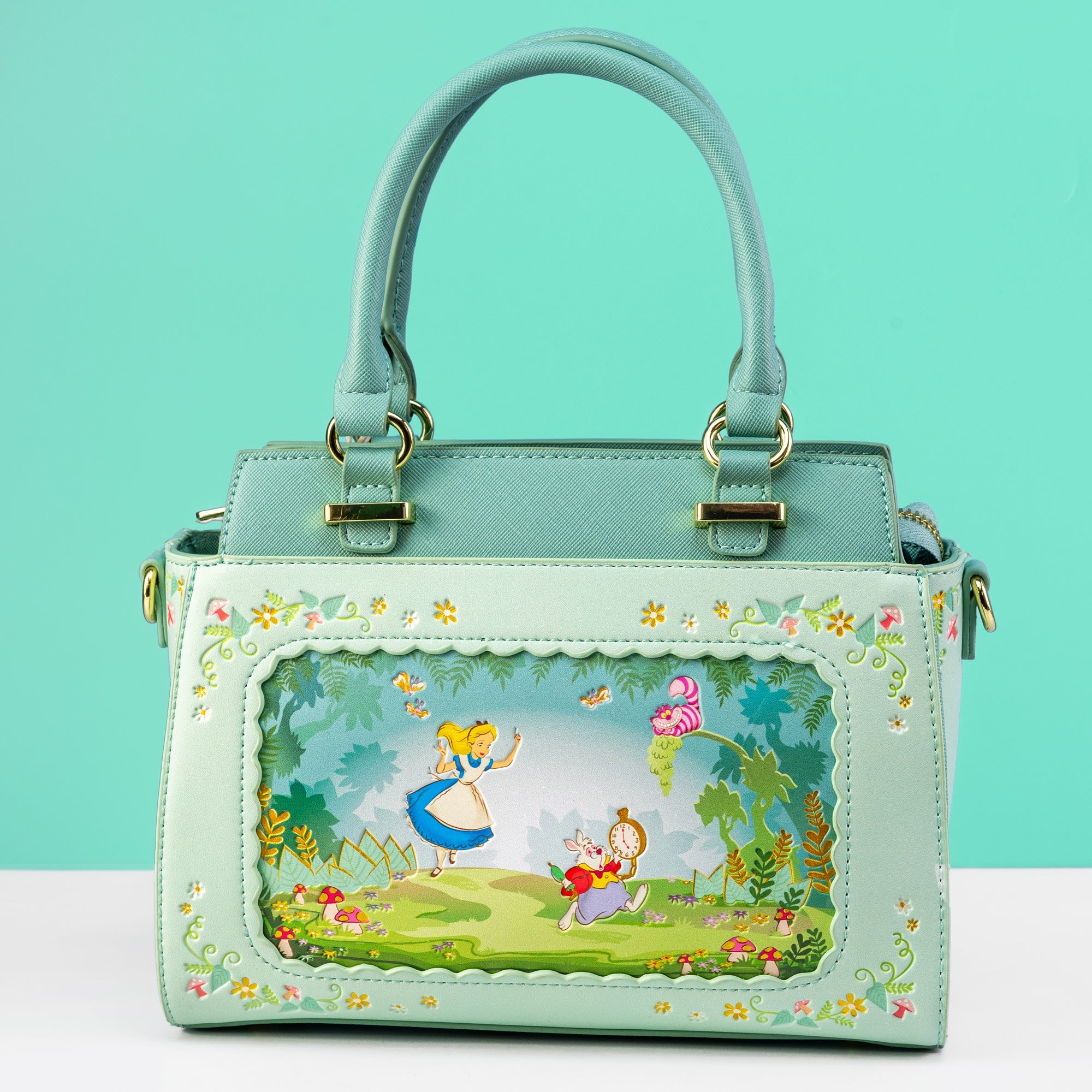 Loungefly x Disney Alice in Wonderland Terrarium Crossbody Bag - GeekCore