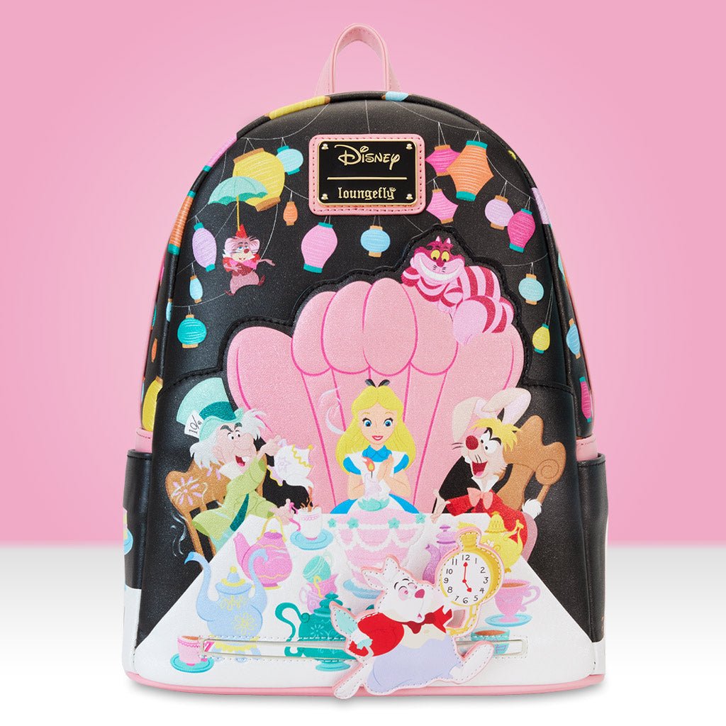 Loungefly x Disney Alice in Wonderland Unbirthday Mini Backpack - GeekCore