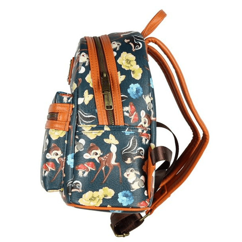 Loungefly x Disney Bambi and Friends All Over Print Mini Backpack - GeekCore