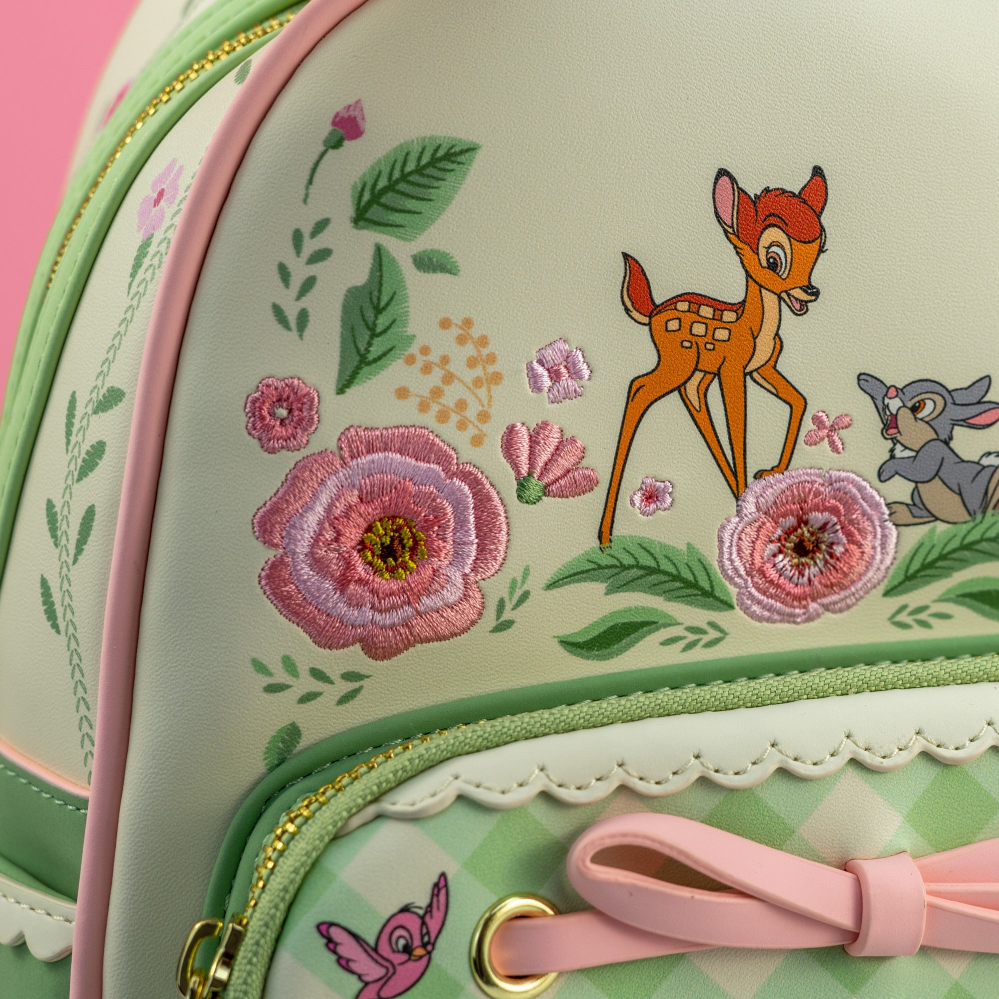 Loungefly x Disney Bambi Spring Time Gingham Mini Backpack - GeekCore