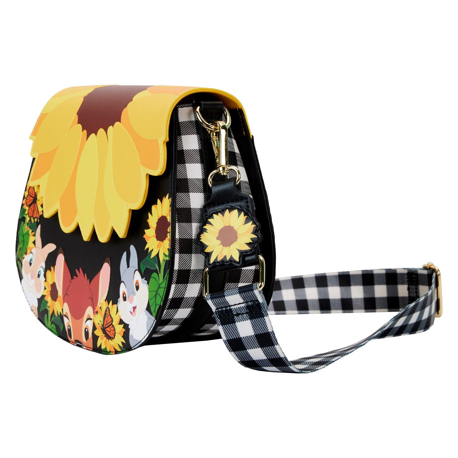 Loungefly x Disney Bambi Sunflower Strap Crossbody Bag - GeekCore