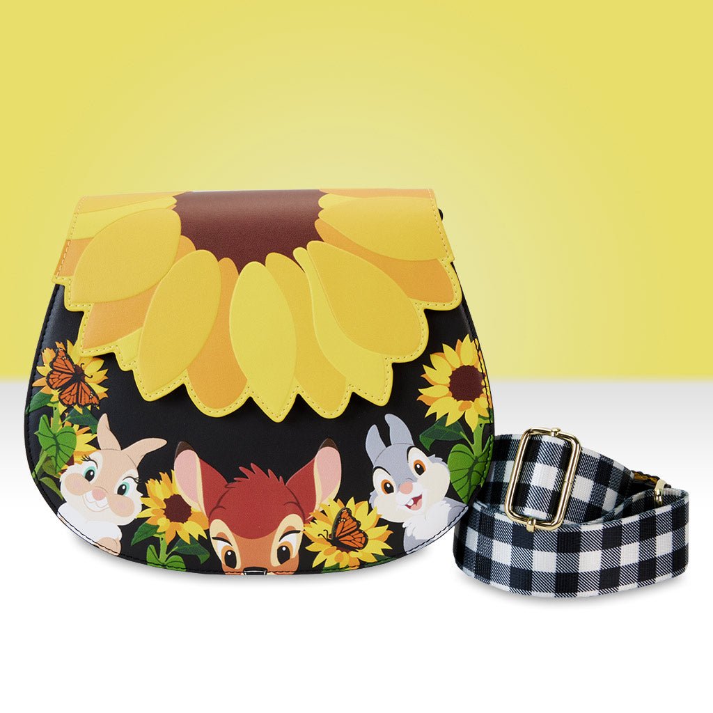 Loungefly x Disney Bambi Sunflower Strap Crossbody Bag - GeekCore