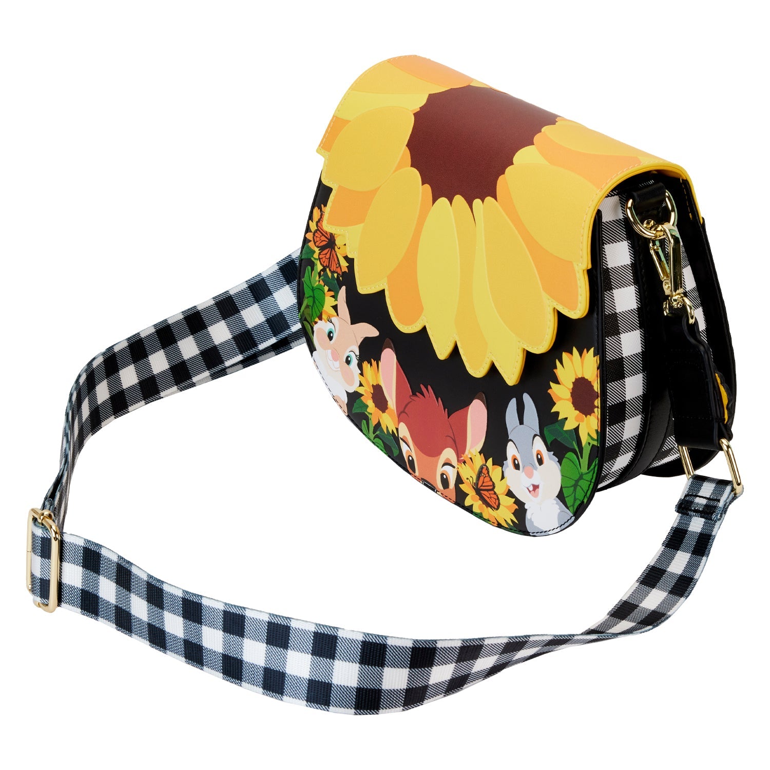 Loungefly x Disney Bambi Sunflower Strap Crossbody Bag - GeekCore