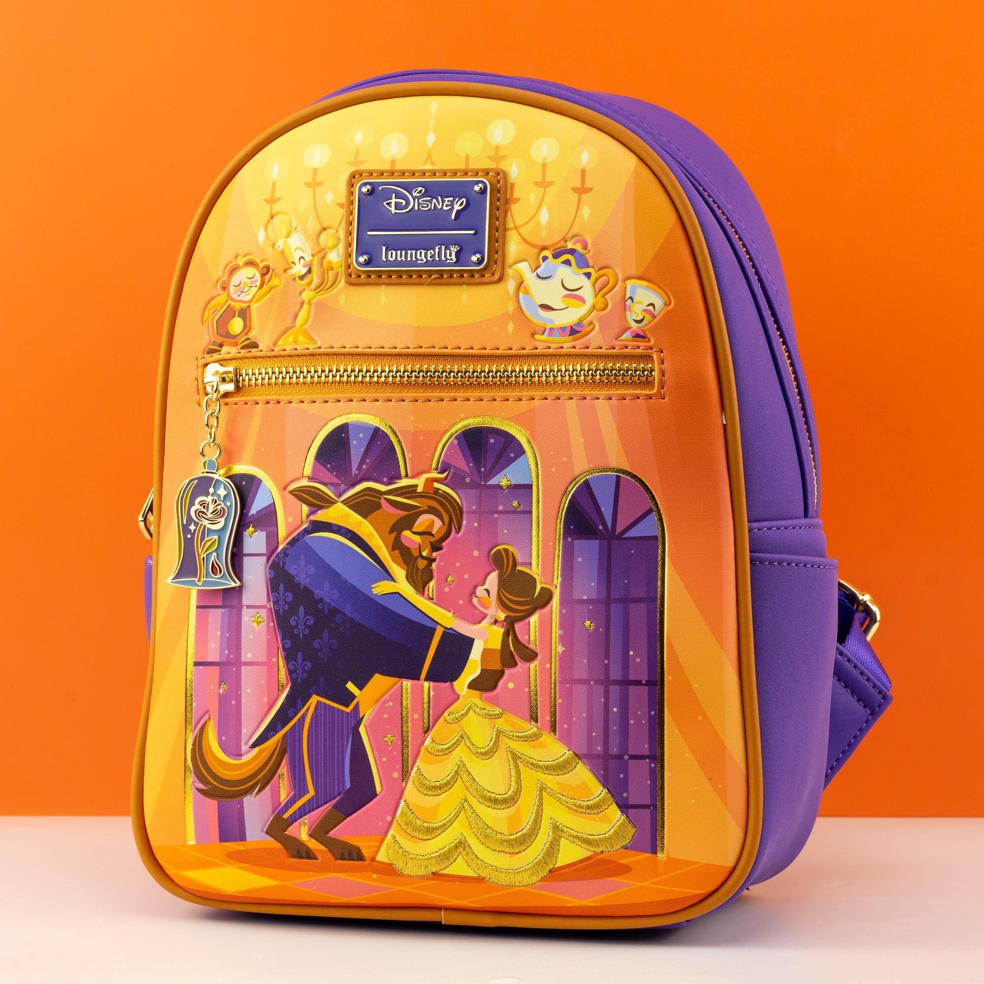 Loungefly x Disney Beauty and the Beast Ballroom Scene Mini Backpack GeekCore