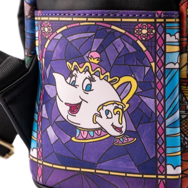 Loungefly x Disney Beauty and the Beast Belle Castle Mini Backpack - GeekCore