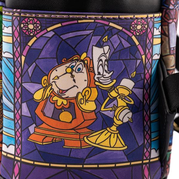 Loungefly x Disney Beauty and the Beast Belle Castle Mini Backpack - GeekCore