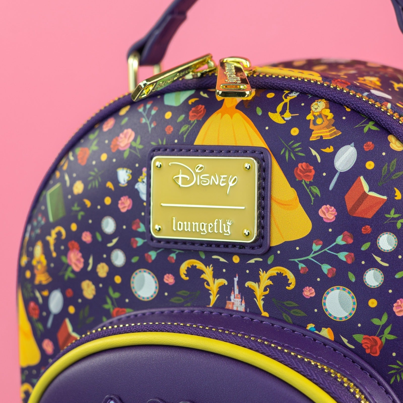 Loungefly x Disney Beauty and The Beast Belle Film Icons Mini Backpack - GeekCore