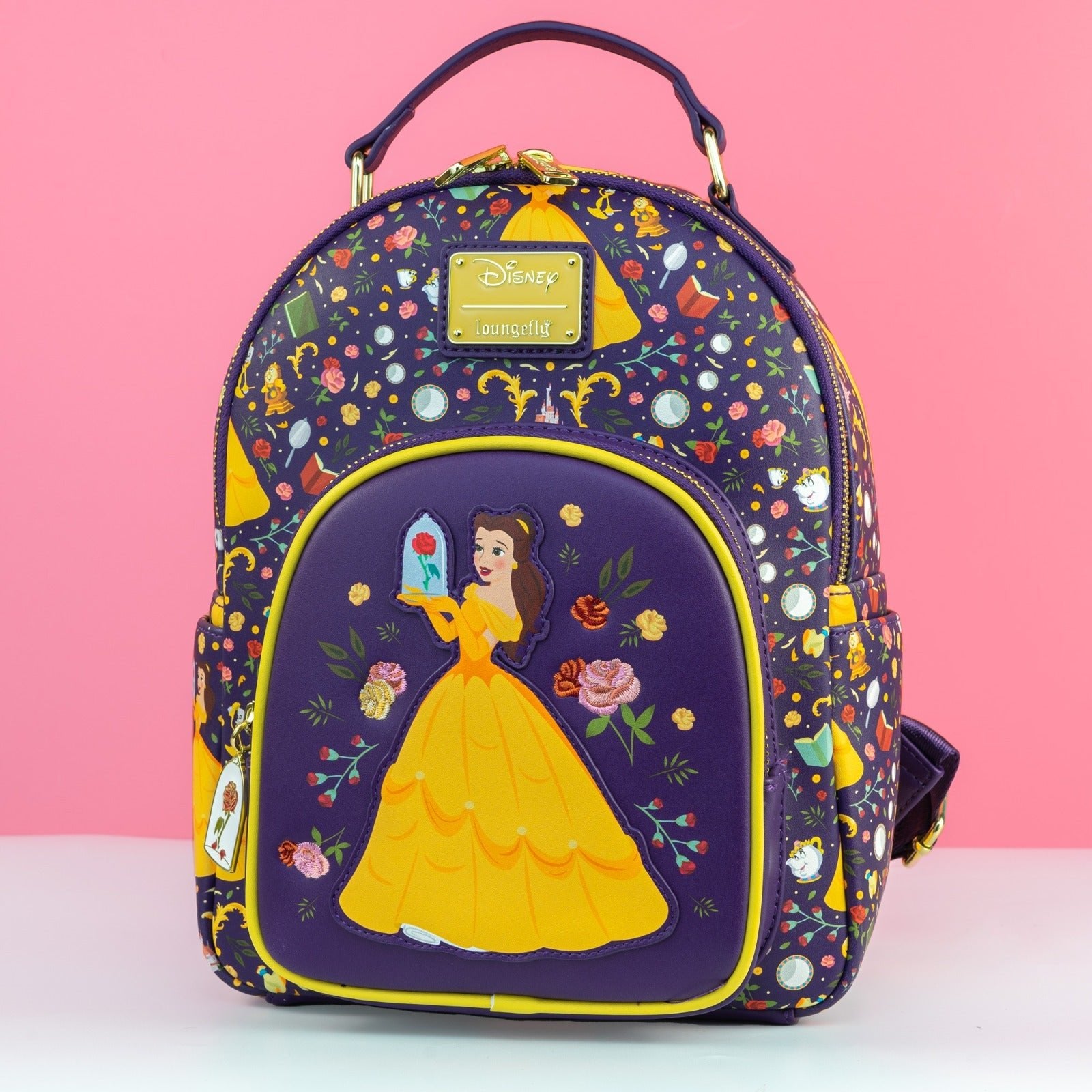 Loungefly x Disney Beauty and The Beast Belle Film Icons Mini Backpack GeekCore