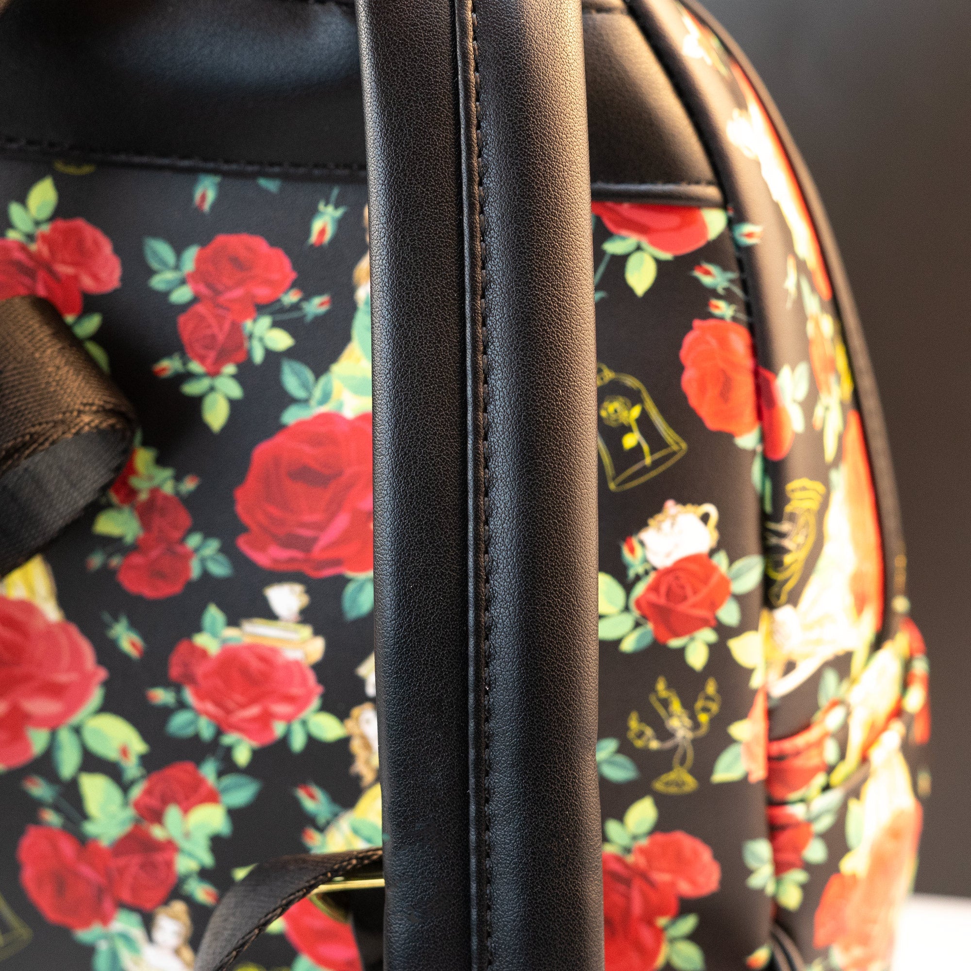 Loungefly disney beauty and the beast enchanted rose mini backpack online