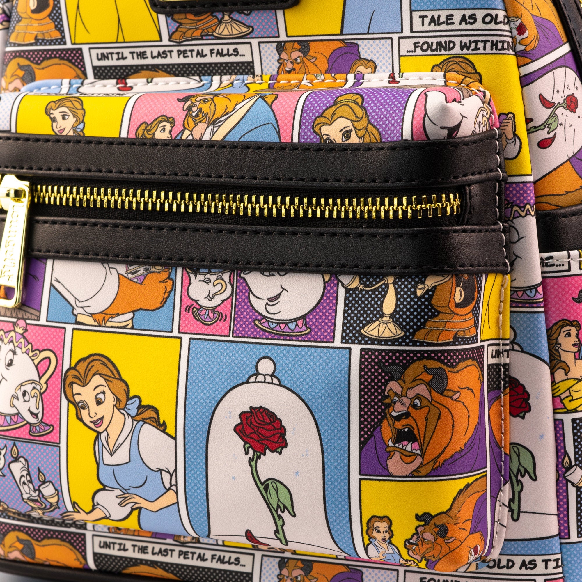 Loungefly x Disney Beauty and the Beast Comic Strip Mini Backpack - GeekCore