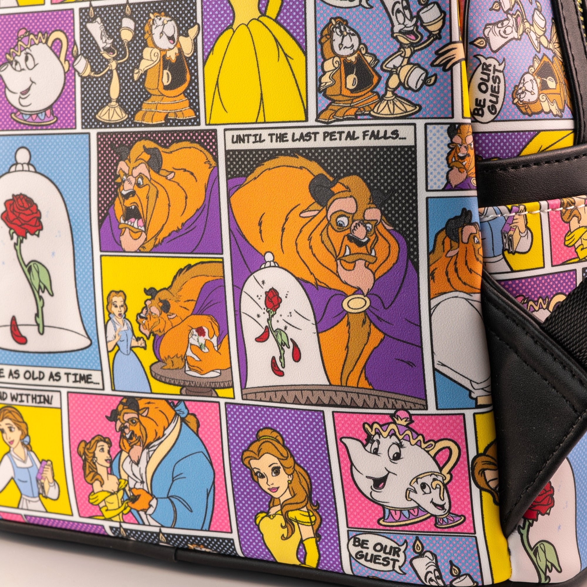 Loungefly x Disney Beauty and the Beast Comic Strip Mini Backpack - GeekCore