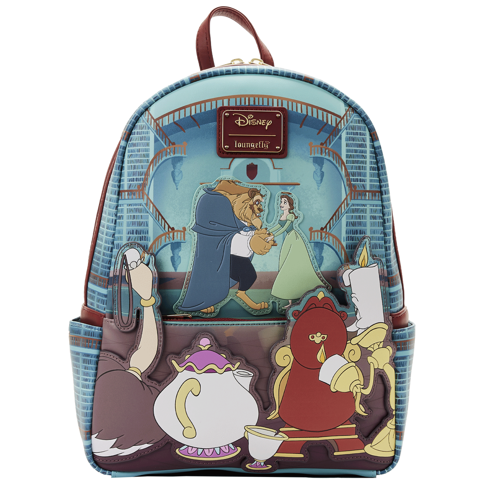 Loungefly x Disney Beauty and the Beast Library Scene Mini Backpack - GeekCore