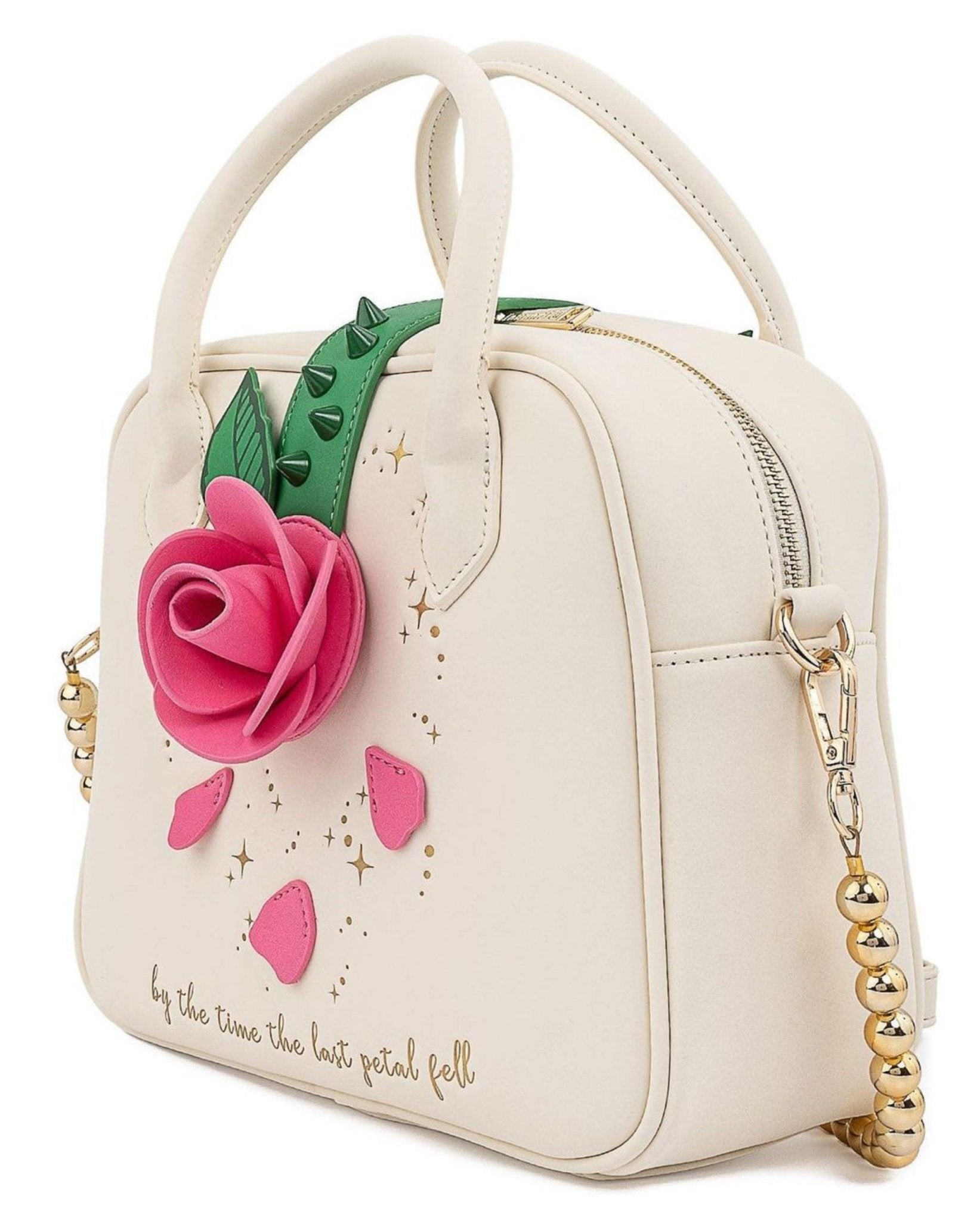 Loungefly x Disney Beauty and the Beast Rose Handbag - GeekCore