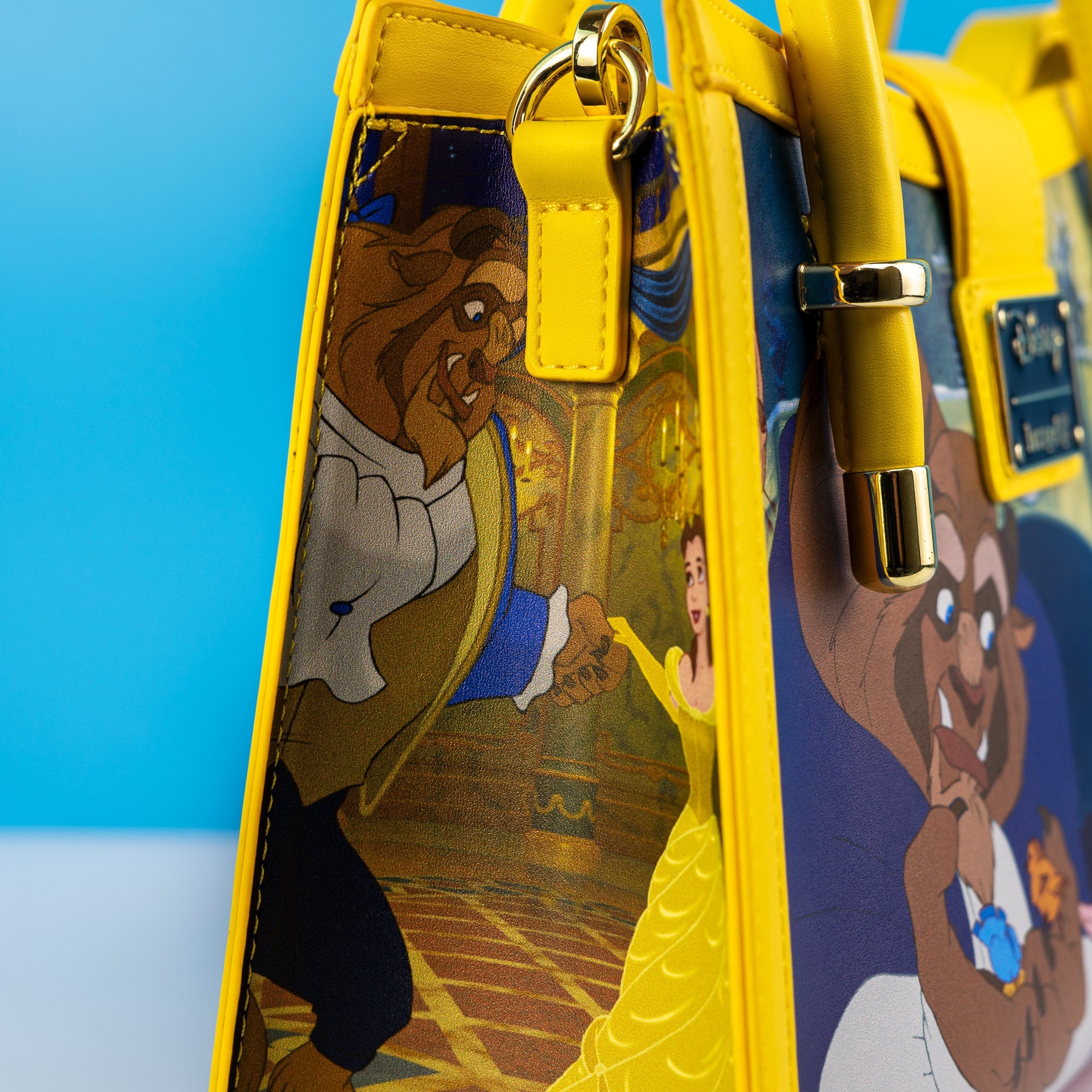 Loungefly x Disney Beauty and The Beast Scenes Crossbody Bag - GeekCore